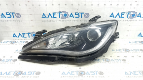 Left front headlight Chrysler Pacifica 17-20 halogen, polished