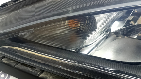 Left front headlight Chrysler Pacifica 17-20 halogen, polished