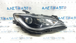 Chrysler Pacifica 17-20 right front headlight with bracket, halogen, sand, broken mount
