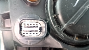 Chrysler Pacifica 17-20 right front headlight with bracket, halogen, sand, broken mount