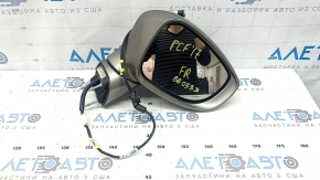 Right side mirror assembly, Chrysler Pacifica 17-20, heated, black, BSM, 7 pins