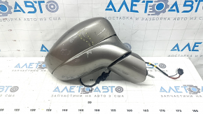 Right side mirror assembly, Chrysler Pacifica 17-20, heated, black, BSM, 7 pins