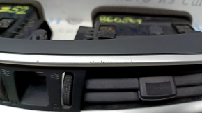 Nissan Murano z52 19-24 black and chrome dashboard air vent, central, scratches, chrome deformation