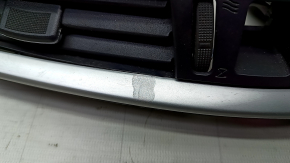 Nissan Murano z52 19-24 black and chrome dashboard air vent, central, scratches, chrome deformation