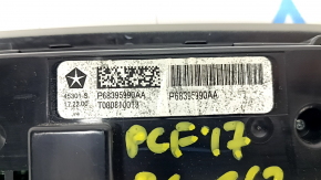 Chrysler Pacifica 18-19 rear climate control in the ceiling, gray, cracks in the mount