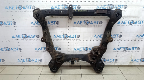 The front subframe of a Lexus RX400h 06-09 is rusty, with microcracks in 4 S/B