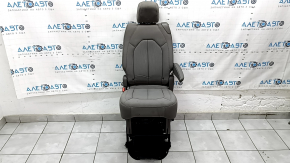 Rear seats, 2nd row, left, Chrysler Pacifica 17-20, manual, cloth, brown