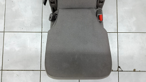 Rear seat row 2 center Chrysler Pacifica 17-20 manual, cloth, brown