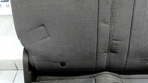 Rear seats, 3rd row, left, Chrysler Pacifica 17-20, manual, 60/40, cloth, brown, dry clean, dented