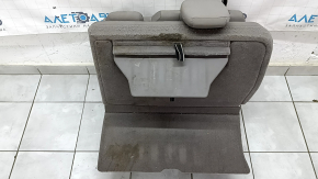 Rear seats, 3rd row, left, Chrysler Pacifica 17-20, manual, 60/40, cloth, brown, dry clean, dented
