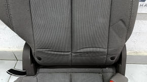 Rear seats, row 3, right, Chrysler Pacifica 17-20, manual, 60/40, black leather