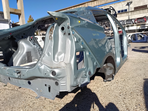 Quarter wing rear right Toyota Prius 50 19-22 under BSM, on the body, green, bumper