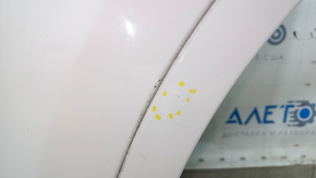 Complete rear left door for an Audi Q7 16-25 aluminum, keyless, door closer, tinted, under the curtain, Quattro trim, white LC9A, dented