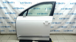 Door assembly front left Audi Q7 16-19 aluminum, keyless, closer, white LC9A, gray matte trim,