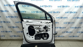 Door assembly front left Audi Q7 16-19 aluminum, keyless, closer, white LC9A, gray matte trim,
