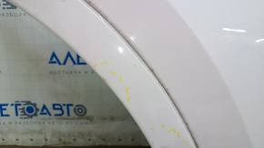 Complete rear right door for an Audi Q7 16-25 aluminum, keyless, door closer, tinted, under the curtain, Quattro trim, white LC9A, scratches, scratches on the trim