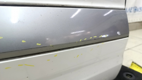 Complete rear right door for an Audi Q7 16-25 aluminum, keyless, door closer, tinted, under the curtain, Quattro trim, white LC9A, scratches, scratches on the trim