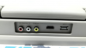 Monitor, overhead passenger display Chrysler Pacifica 18-20 gray, with overlay