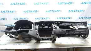 Torpedo front panel without AIRBAG Nissan Murano z52 15-18 black broken creased, scratched