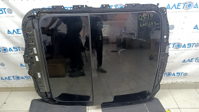 Audi Q3 83A 19-25 black panoramic window assembly, adhesive on glass