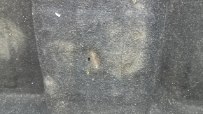 Chrysler Pacifica 2nd row seat floor covering, black, type 2, needs cleaning, torn, worn