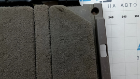 Chrysler Pacifica 2nd row front seat floor trim, black, torn seal, needs cleaning