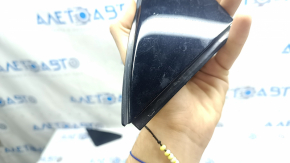 Triangle plug for the front left door of an Audi Q3 83A 19-25, glossy black, scratches