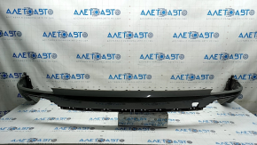 Bare rear bumper, lower part, Audi Q3 83A 19-23 S-Line, graphite LX7G, broken fastener