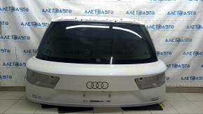 Bare tailgate with glass for Audi Q7 16-19, aluminum, white LC9A