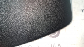 Audi Q7 16-25 black leather center console trim, rear upper, scratched