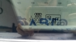 Rear left window, blind glass, Audi Q7, 16-25 tinted, with chrome molding