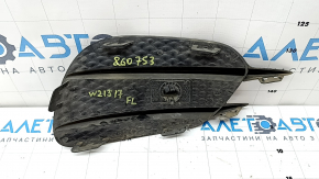 Left front bumper grille for Mercedes W213 E 17-20 with parking sensors, AMG pack, sand