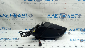 Right side mirror assembly for Audi Q7 16-19, 15+4 pins, heated, auto-dimming, auto-folding, turn signal, camera, BSM, white, scratches
