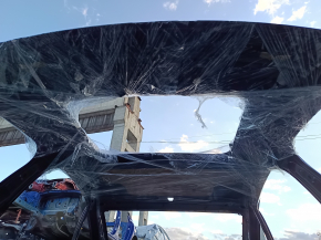 Metal roof for Audi A6 C8 19-21 with panoramic windows, on the body, with a panoramic mechanism