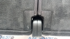 Audi Q7 16-19 black leather backrest with headrests, latches and bracket, scratches on plastic