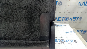 Audi Q7 16-19 black leather backrest with headrests, latches and bracket, scratches on plastic