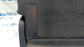 Audi Q7 16-19 black leather backrest with headrests, latches and bracket, scratches on plastic