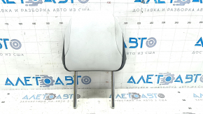 Front left headrest for Toyota Prius 50 16-22, black and gray leather, ready to clean