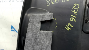 Lower left center pillar trim for Audi Q7 16-25, black, broken mount