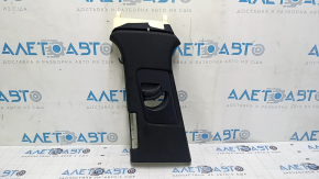 Left center pillar trim, belt, Audi Q7 16-23, black, worn, dry cleanable