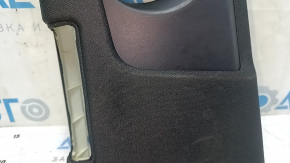 Left center pillar trim, belt, Audi Q7 16-23, black, worn, dry cleanable