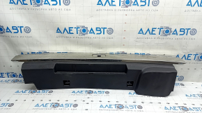 Audi Q7 16-25 trunk opening trim, black with chrome, scratches