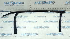 Upper door molding, front right, Ford Escape MK3 18-19, matte, with glass seal