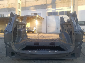 Chrysler Pacifica 17-24 Rear Panel, 2 Pieces, Drilled, Black