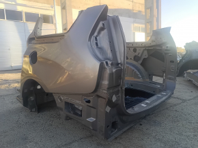 The quarter wing of the rear left Chrysler Pacifica 17-24 was sawed off, black, the threshold was dented