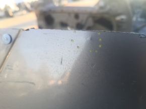 The quarter wing of the rear left Chrysler Pacifica 17-24 was sawed off, black, the threshold was dented
