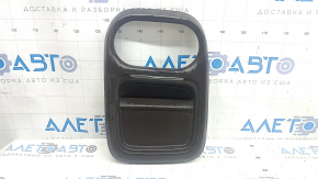 Chrysler Pacifica rear center console trim, lower, gray, 19-20