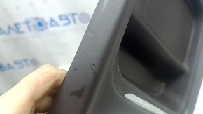 Chrysler Pacifica rear center console trim, lower, gray, 19-20