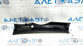 Rear left inner door sill trim for Mercedes W213 E 17-23, black, scratches