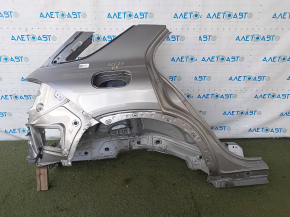 Mercedes W167 GLE 350 450 20-24 rear right quarter wing on the body, silver